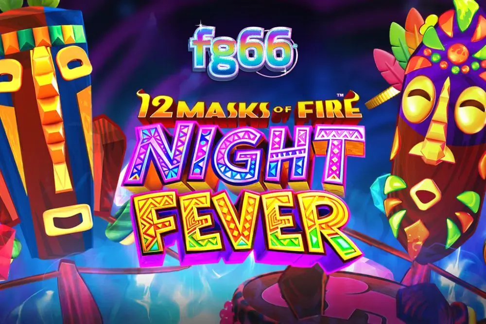 12 Masks of Fire: Night Fever গেমের নিয়ন ড্রাম পার্টি থিম এবং উজ্জ্বল গ্রাফিক্সের দৃশ্য।